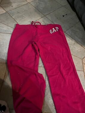 GAP Bright Fuchsia Jogger Pants